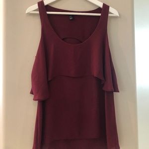 Maroon Blouse